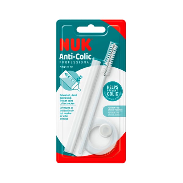 NUK ANTICOLIC PALHINHA+ESCOVILHAO BIBERAO
