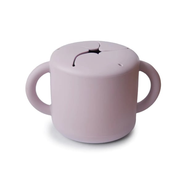 Mushie Taca para Snack Silicone Lilas