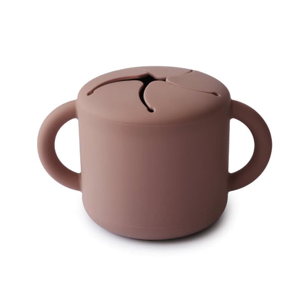 Mushie Taca para Snack Silicone Cloudy Mauve