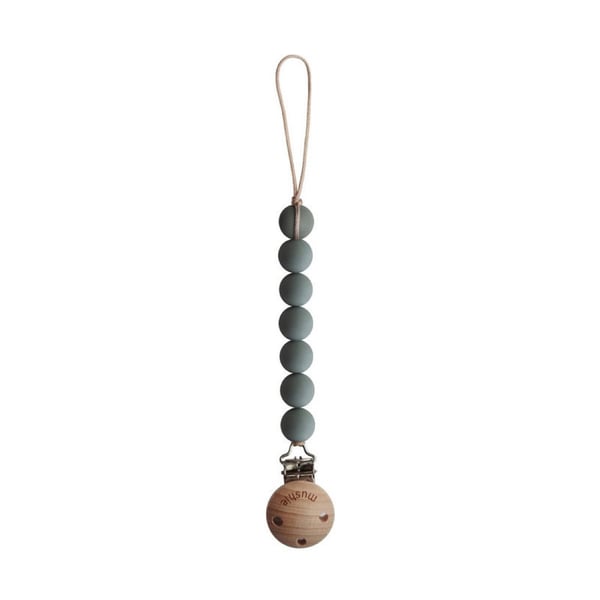 Mushie Corrente De Chupeta Halo Dried Thyme +0M