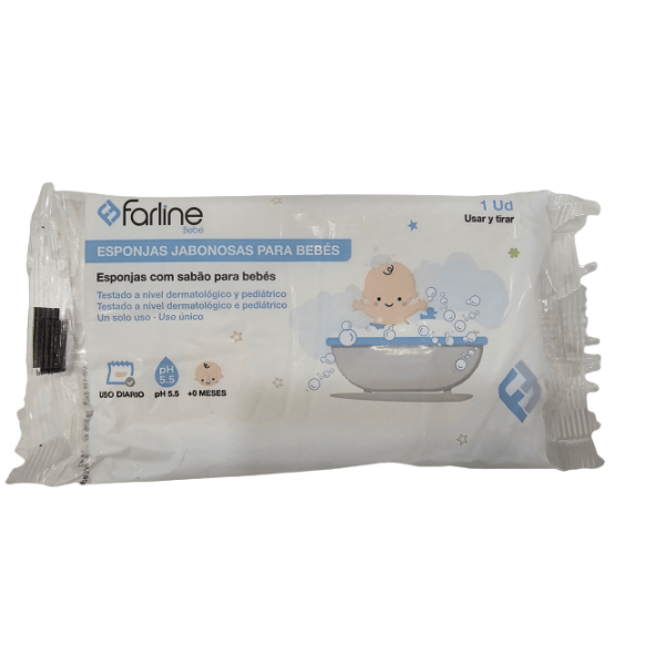 Farline Bebé Esponja C/ Sabão Unidade
