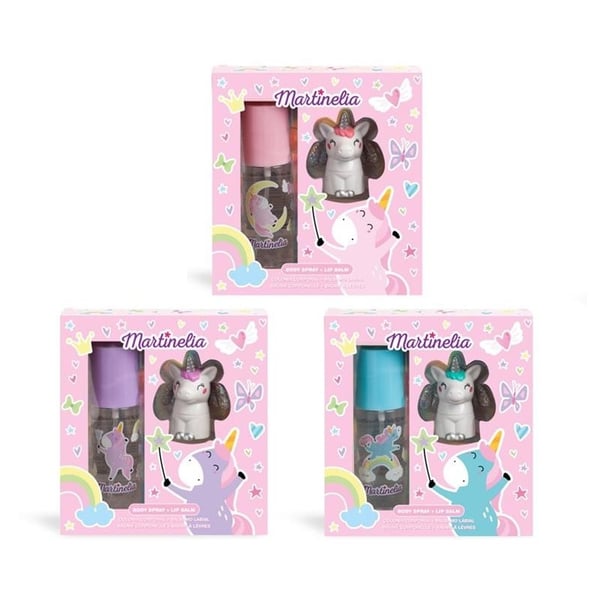 MARTINELIA CAIXA COM BODY SPRAY & LIP BALM