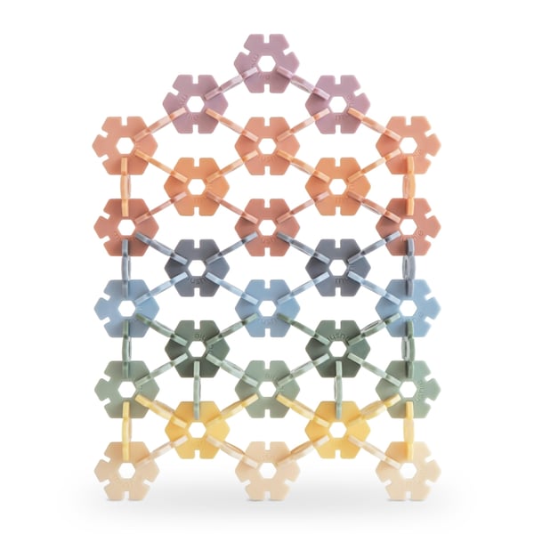 Mushie Jogo Construção Hex Connect Sage 