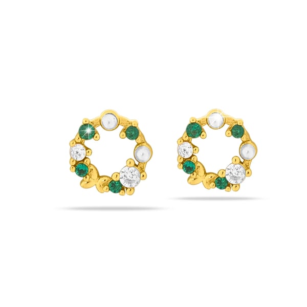 ORECCHINI MEDICAL JEWEL CIRCULO DE PEDRA 503