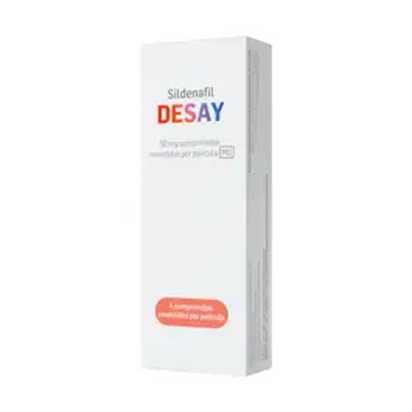 Sildenafil Desay MG, 50 mg Blister 4 Unidade(s) Comp revest pelic
