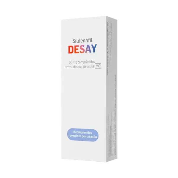 Sildenafil Desay MG, 50 mg Blister 8 Unidade(s) Comp revest pelic