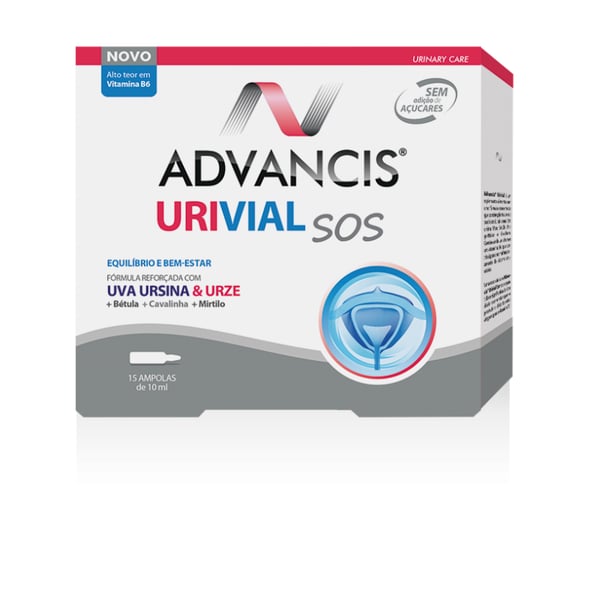 Advancis Urivial Sos Amp 10ml X15 sol oral amp
