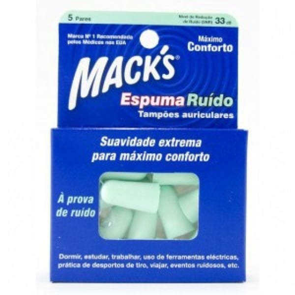 Mack S Espuma Ruido Tampao Oto X5