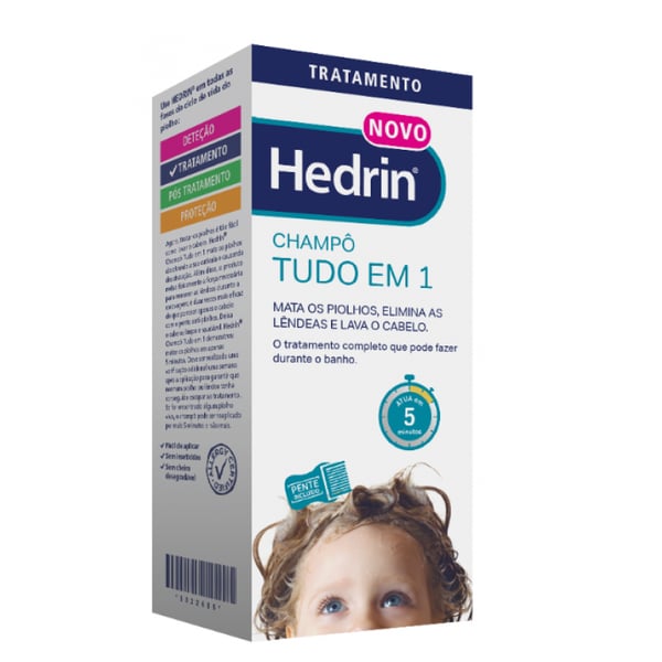Hedrin Ch Tudo Em 1 200Ml,  