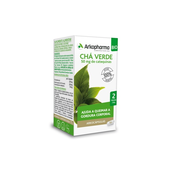 Arkopharma Arkocápsulas Chá Verde Bio Cápsulas, 40 Unidade(s)
