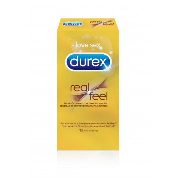 Durex Real Feel Preservativo  X12