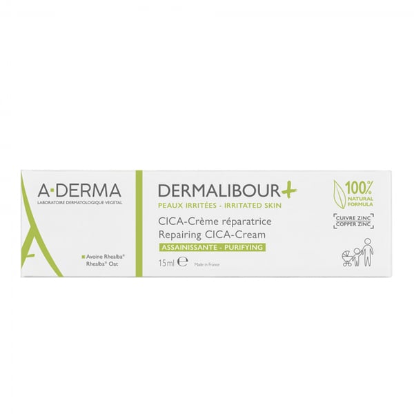 A-Derma Dermalib+ Cr Cica Repar 15Ml,  
