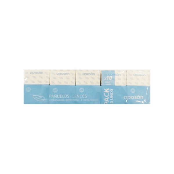 Aposan Lencos Papel Extra Suave X10,  