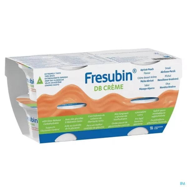 Fresubin Db Creme Cr Pessego/Alp 4X125G