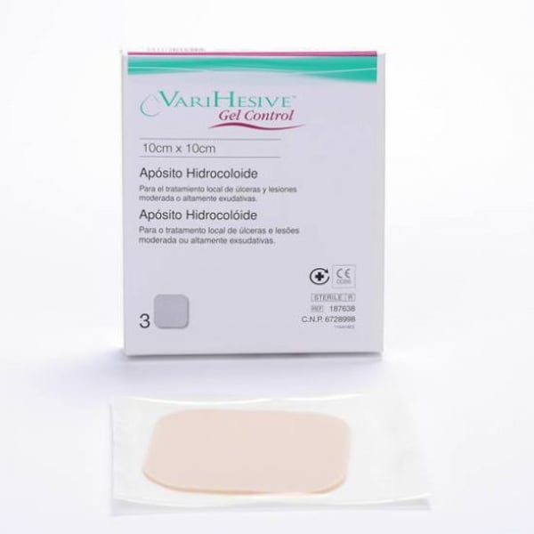 Varihesive Gel Co Gel 10x10 Cm X 10 S/ Rebo