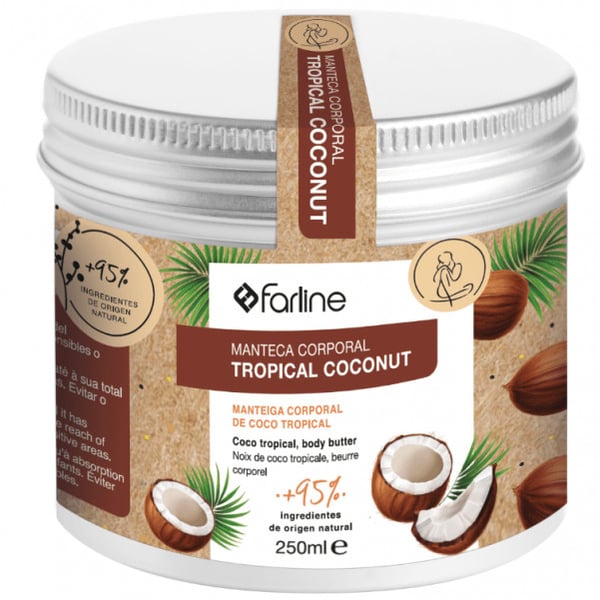 Farline Tropical Coconut Mant Corp 250Ml,  