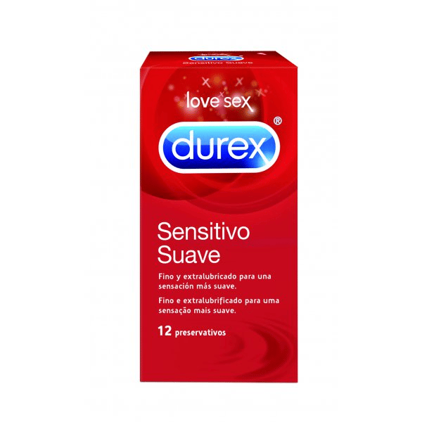 Durex Sensitivo Suave Preservativo X12