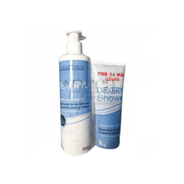 Dexeryl Creme 500 ml com Oferta de Creme de duche 500 ml