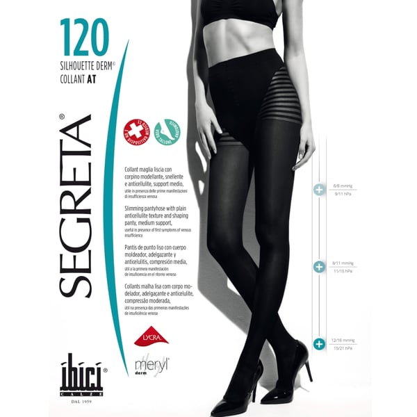 Ibici Segreta 120 Coll At Silh Preto T3,  