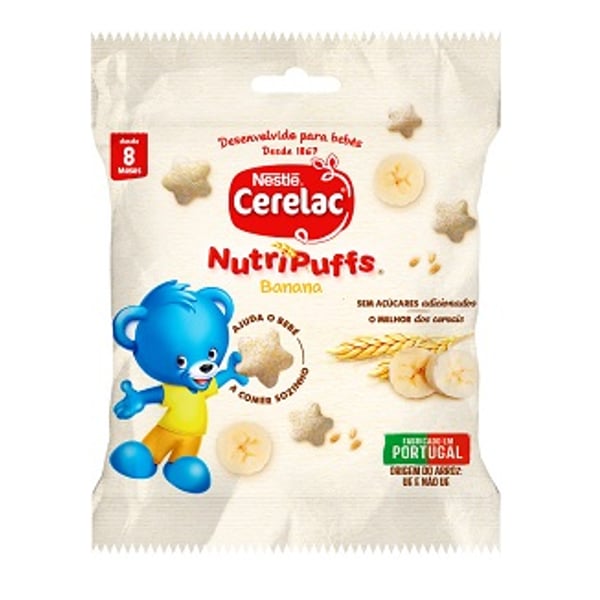 Cerelac Nutripuff Snack Banana 7G 8M+,  