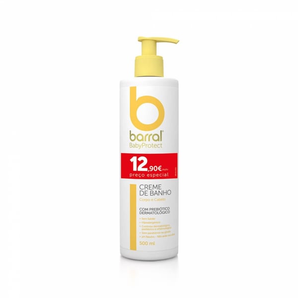 Barral BabyProtect Creme de banho 500 ml com Preço especial de 12.90€