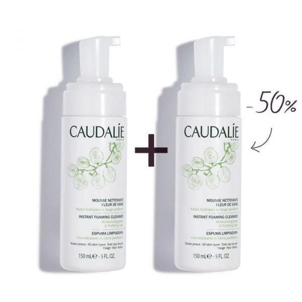 Caudalie Vinoclean Duo Espuma de limpeza <mark>f</mark>leur de vigne 2 x 150 com Edição especial