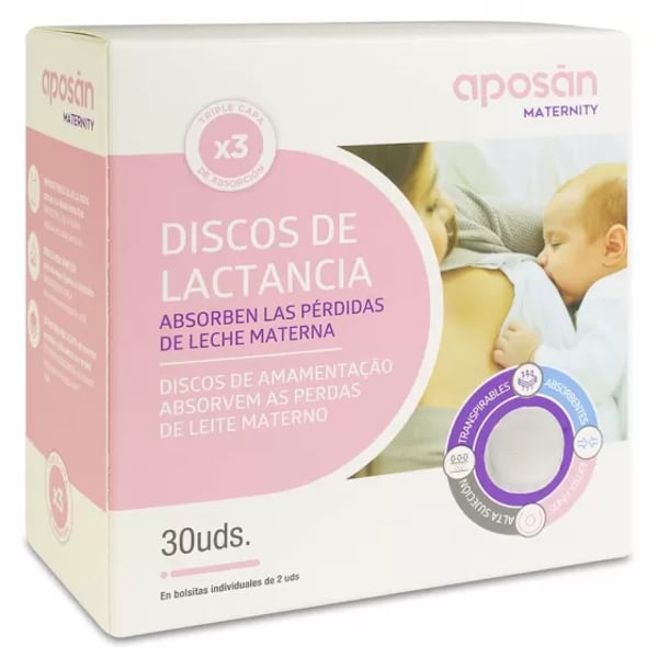 Aposan Maternity Discos Amamentação X30