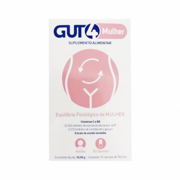 Gut4 Mulher Caps X15