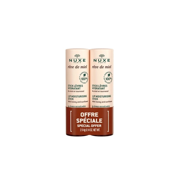 Nuxe Reve De Miel Stick Lab 4G X2
