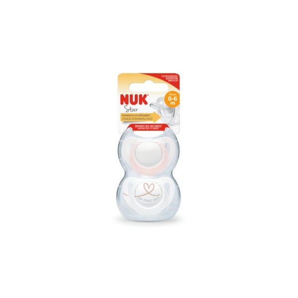 Nuk Star Chup Silic T1 0-6m X2