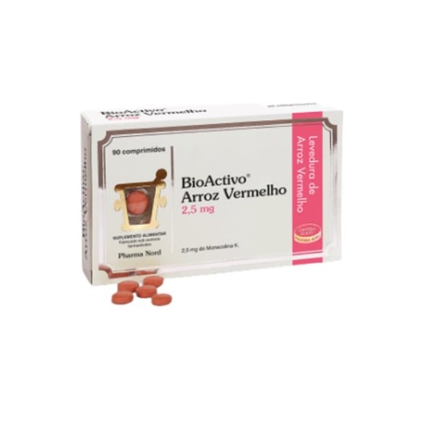 BioActivo Arroz Vermelho 2,5mg CompX90,   comps