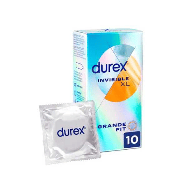 Durex Invisible XL Preservativo x10,  