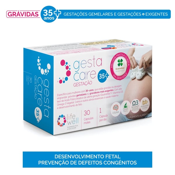 Gestacare Gestacao 35+ Caps Moles X30