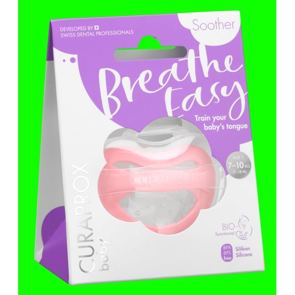Curaprox Baby Chup Silic Rosa T1