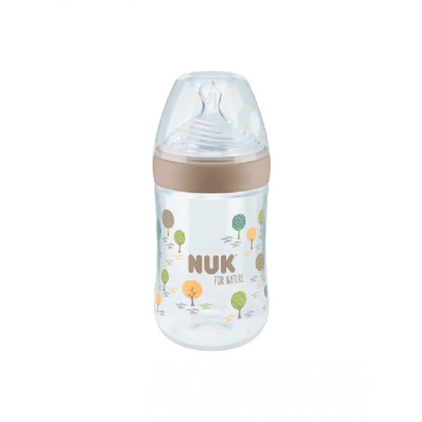 Nuk Nature Bib Indic Temp 260ml M Bege,  