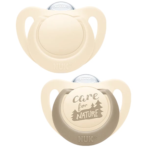 Nuk Nature Chup Silic T3 18-36m Bege X2,  