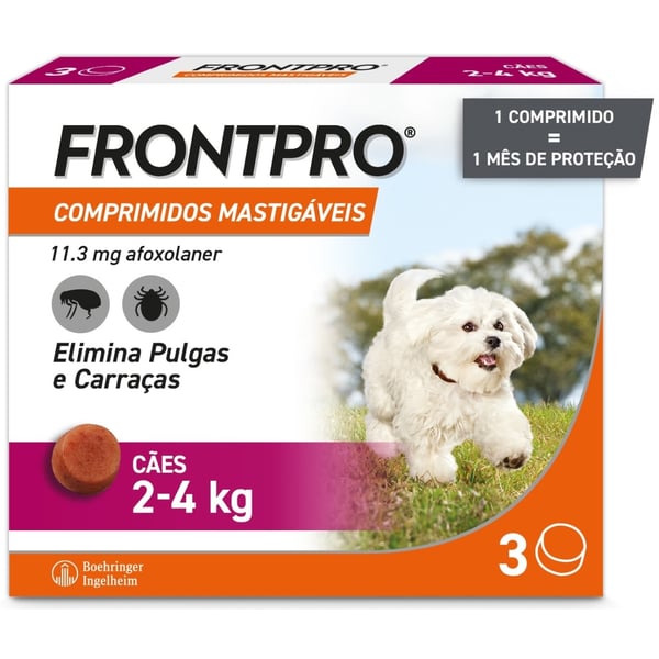 Frontpro 11mg Cães 2-4Kg Comp Mast X3