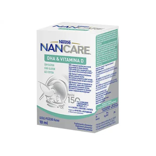 Nancare DHA Vit D Gts 10ml