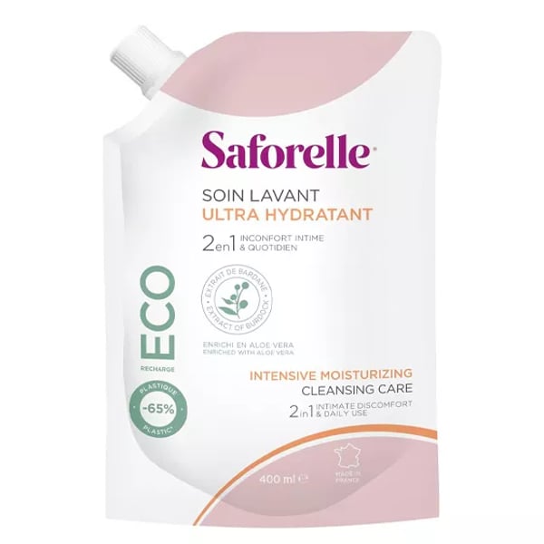 Saforelle Soin Lav Ult Hid Eco Rec400Ml,