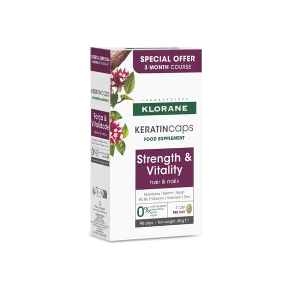 Klorane Capilar Keratincaps X90, cáps(s)