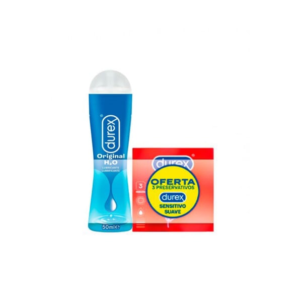 Durex Orig Lub50Ml+Of Durex Sens PresX3