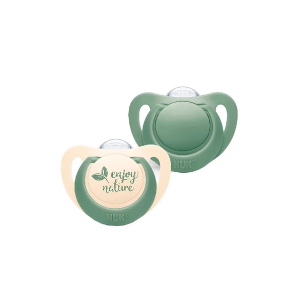 Nuk Nature Chup Silic T1 0-6m Verde X2,  
