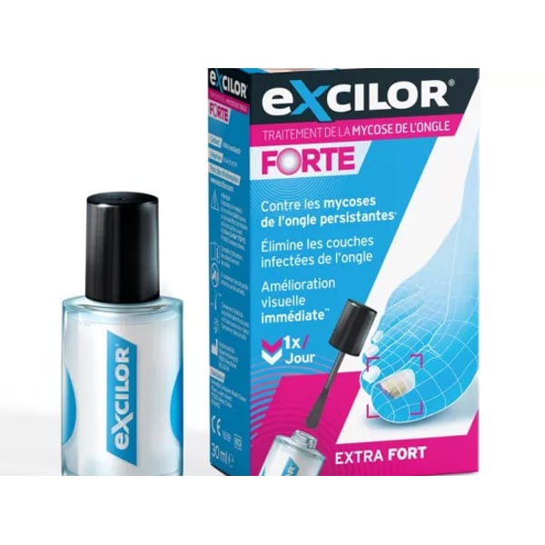 Excilor Forte Verniz Fungos Unhas 30ml,  