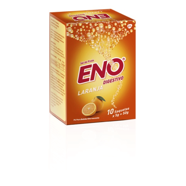 Eno Laranja Cart Po Or 5 G X 10 pó eferv saq