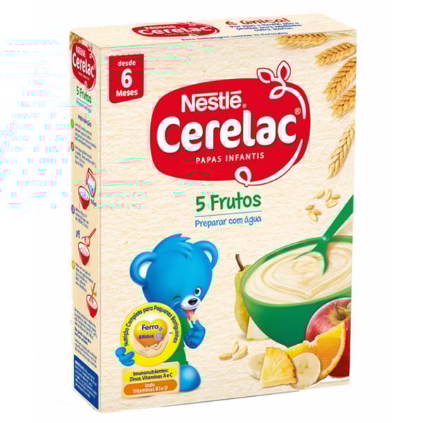 Cerelac Farinha Lactea 5 Frutos 250G 6M+,  