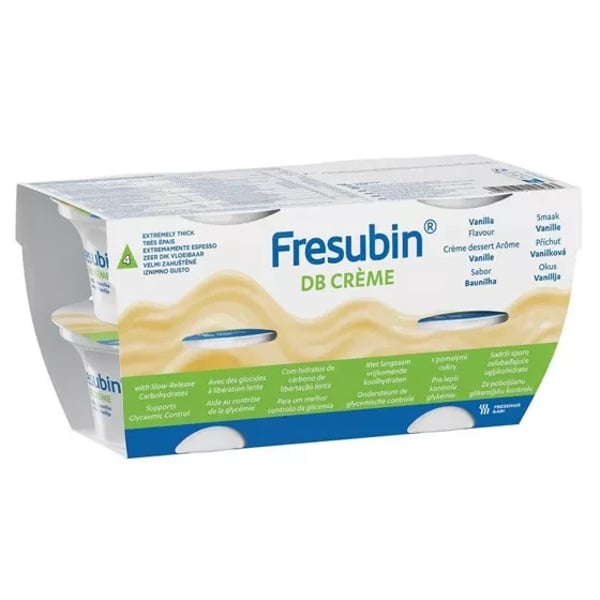 Fresubin Db Creme Cr Baunilha 4 X 125g,   pudim