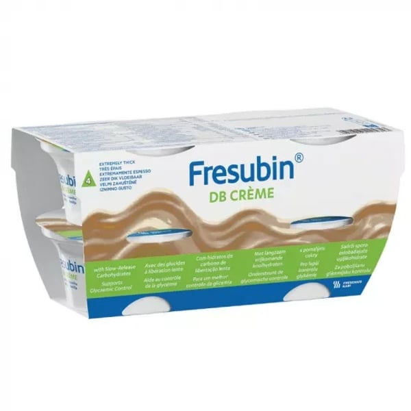Fresubin Db Creme Cr Cappuccino 4X125G,   pudim