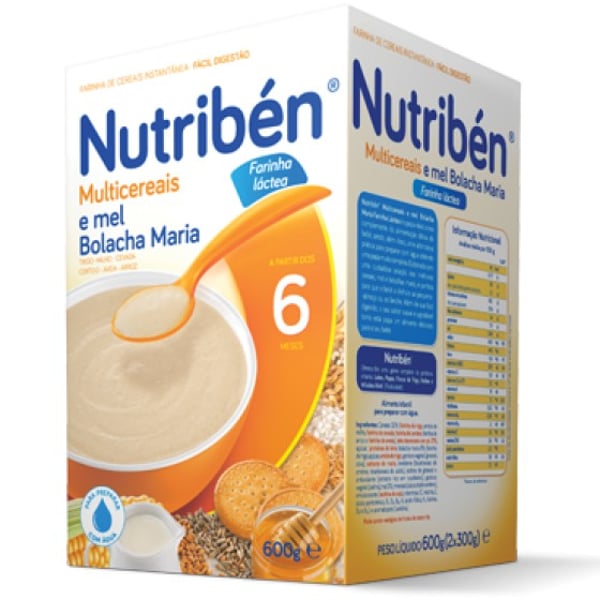 Nutriben Farinhas Multicer Mel Bol Mar 600g