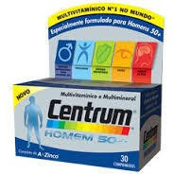 Centrum Homem 50+ Comp X 30