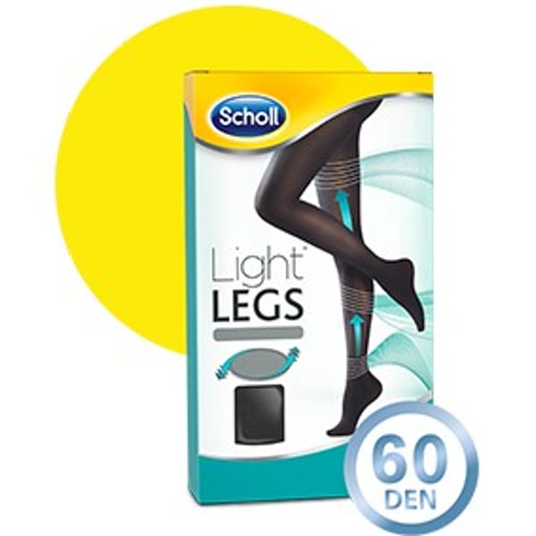 Scholl Light Legs Coll Comp 60den S Preto